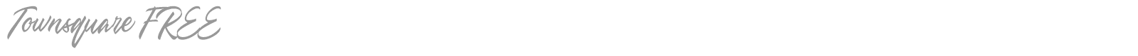Townsquare font preview